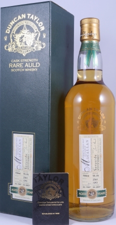 Macallan 1987 20 Years Oak Cask No. 2561 Duncan Taylor Cask Strength Rare Auld Highland Single Malt Scotch Whisky 55,3%