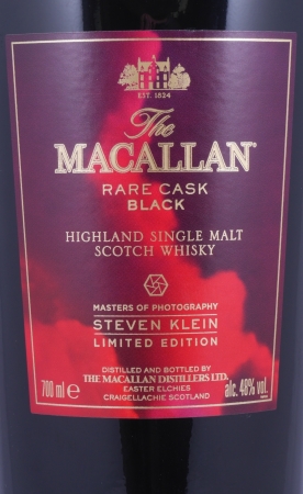 Macallan Rare Cask Black Steven Klein Masters of Photography Highland Single Malt Scotch Whisky 48,0%