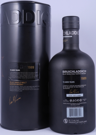 Bruichladdich Black Art 1989 19 Years First Limited Edition Release 2009 Islay Single Malt Scotch Whisky Cask Strength 51,1%