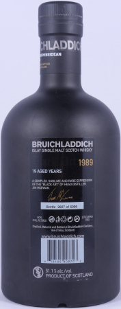 Bruichladdich Black Art 1989 19 Years First Limited Edition Release 2009 Islay Single Malt Scotch Whisky Cask Strength 51,1%