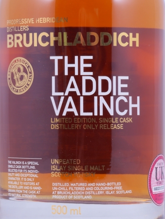 Bruichladdich 2006 9 Years Rivesaltes Cask No. 3305 The Laddie Crew Valinch No. 24 John Evans Islay Single Malt Scotch Whisky 59,9%