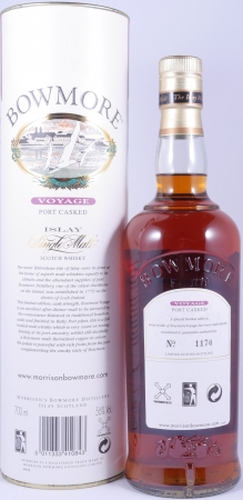 Bowmore Voyage Port Casked Limited Edition Islay Single Malt Scotch Whisky Cask Strength 56.0%