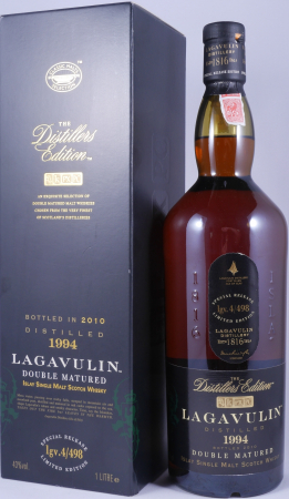 Lagavulin 1994 16 Years Distillers Edition 2010 Special Release lgv.4/498 Islay Single Malt Scotch Whisky 43.0% 1.0L