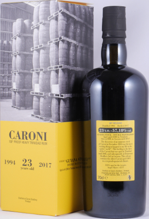 Velier Caroni 1994-2017 23 Years 36th Release Guyana Stock Double Maturation 100° Proof HTR Heavy Trinidad Rum 57.18%