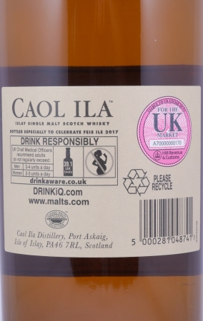 Caol Ila 12 Years Double Matured in Amoroso Sherry Casks Feis Ile 2017 Limited Edition Islay Single Malt Scotch Whisky 55,8%