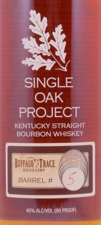 Buffalo Trace Single Oak Project Barrel #5 Kentucky Straight Bourbon Whiskey Releases Ninth 45.0%
