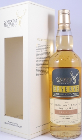 Highland Park 1996 21 Years Refill American Hogshead Cask No. 1772 Gordon und MacPhail Reserve Orkney Islands Single Malt Scotch Whisky 46,0%