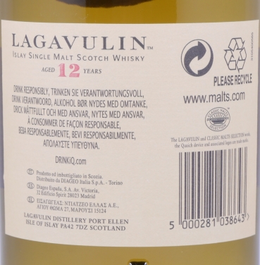 Lagavulin 2002 12 Years 14th Special Release 2014 Limited Edition Islay Single Malt Scotch Whisky Cask Strength 54,4%