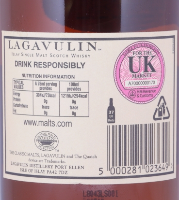 Lagavulin 1993 14 Years European Oak Cask No. 1403 Feis Ile 2008 Limited Edition Islay Single Malt Scotch Whisky Cask Strength 52,9%