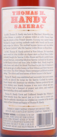 Thomas H. Handy Sazerac 2002 Fall of 2009 Buffalo Trace Antique Collection Kentucky Straight Rye Whiskey 64,5%