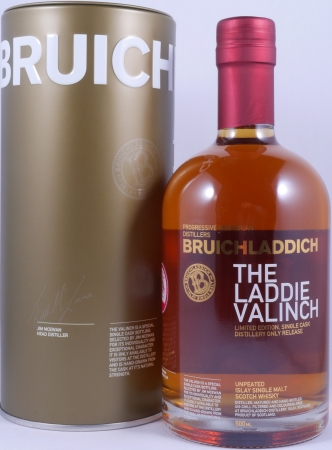 Bruichladdich 1992 24 Years Bourbon/Sauternes Cask R07/258 No. 018 The Laddie Crew Valinch 19 Arlene MacFayden Islay Single Malt Scotch Whisky 48.5%