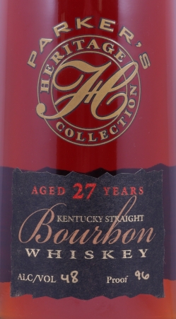 Parkers Heritage Collection 27 Years 2nd Release 2008 Kentucky Straight Bourbon Whiskey 48.0%