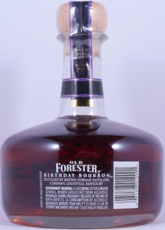 Old Forester Spring 1993 Over 8 Years Old Bottled 2005 Birthday Edition 5th Release Kentucky Straight Bourbon Whiskey 48,0% Vol.