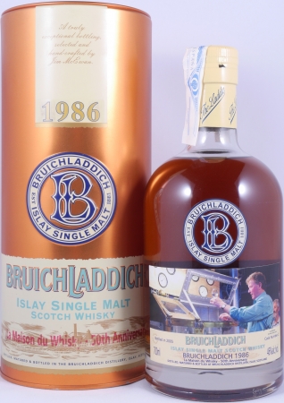 Bruichladdich 1986 19 Years First Fill Sherry Butt Cask No. 2 50th Anniversary LMDW Islay Single Malt Scotch Whisky 46,0%