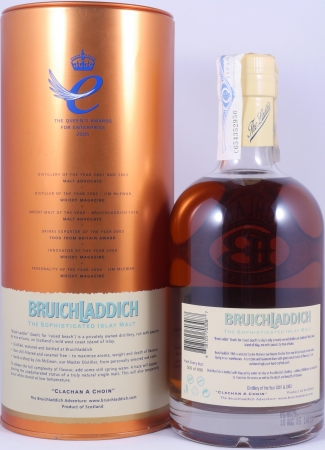 Bruichladdich 1986 19 Years First Fill Sherry Butt Cask No. 2 50th Anniversary LMDW Islay Single Malt Scotch Whisky 46,0%