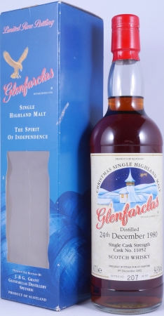 Glenfarclas 1980 21 Years Christmas Limited Edition Sherry Cask No. 11052 Highland Single Malt Scotch Whisky 54,3%