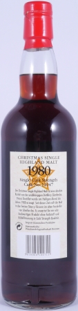 Glenfarclas 1980 21 Years Christmas Edition Sherry Cask No. 11047 Highland Single Malt Scotch Whisky 54.8%