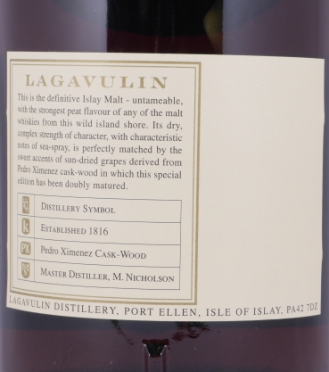 Lagavulin 1979 18 Years Distillers Edition 1997 1st Special Release lgv.4/463 Islay Single Malt Scotch Whisky 43.0% 1.0L