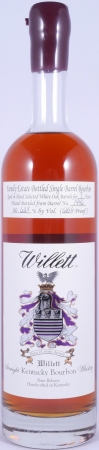 Willett 7 Years Single Barrel No. 1446 Bordeaux Wax Sealed Family Estate Rare Release Kentucky Straight Bourbon Whiskey 62.8%