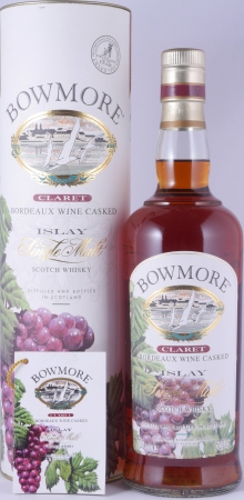 Bowmore Claret Bordeaux Wine Casked Limited Edition Islay Single Malt Scotch Whisky Cask Strength 56.0%