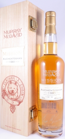 Auchentoshan 1981 24 Years Bourbon and Syrah Cask Finish Murray McDavid Limited Mission Edition Lowland Single Malt Scotch Whisky 46,0%