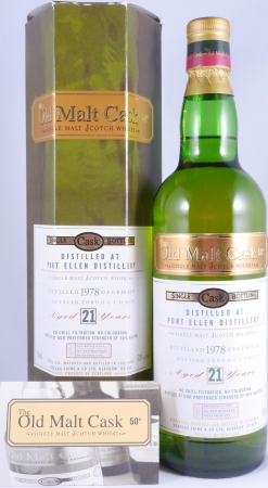 Port Ellen 1978 21 Years Oak Cask Douglas Laing Old Malt Cask Islay Single Malt Scotch Whisky 50.0%