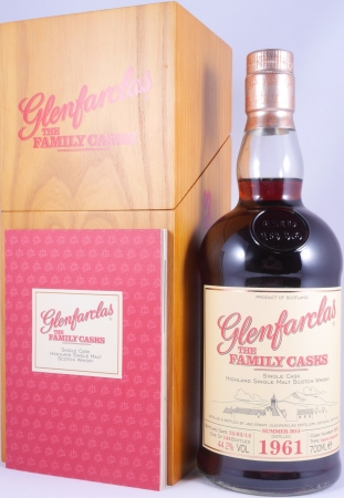 Glenfarclas 1961 53 Years The Family Casks First Fill Sherry Hogshead Cask No. 3054 Highland Single Malt Scotch Whisky 44,2%