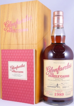 Glenfarclas 1989 27 Years The Family Casks First Fill Sherry Butt Cask No. 13055 Highland Single Malt Scotch Whisky 52,4%