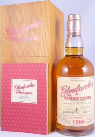 Glenfarclas 1988 28 Years The Family Casks 1st Fill Sherry Butt Cask No. 6986 Highland Single Malt Scotch Whisky 53.3%