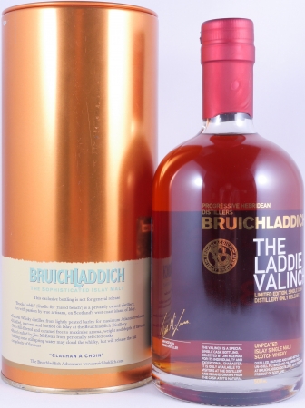 Bruichladdich 1992 22 Years Bourbon/Spanish Oak Cask No. R07/09-125 The Laddie Crew Valinch No. 08 Chrissie Angus Islay Single Malt Scotch Whisky 49.1%