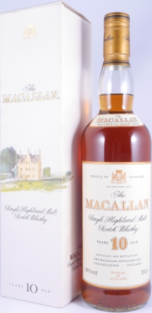 Macallan 10 Years Sherry Wood Highland Single Malt Scotch Whisky 40,0%