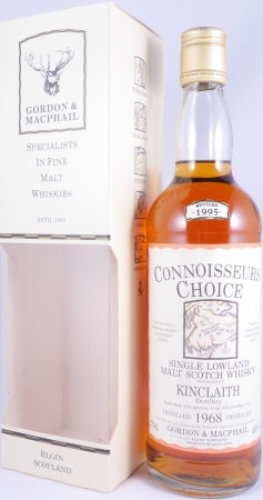 Kinclaith 1968 27 Years Gordon und MacPhail Connoisseurs Choice Gold Screw Cap Lowland Single Malt Scotch Whisky 40.0%