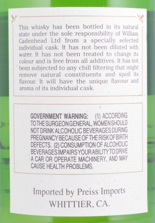 Glenlochy 1977 19 Years Oak Cask Cadenhead Highland Single Malt Scotch Whisky Cask Strength 56.5%