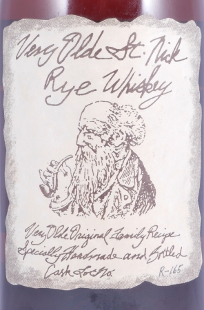 Very Olde St. Nick Nine Summers Old Cask Lot No. R165 Creamy Wax Sealed Handmade 101 Proof Kentucky Straight Rye Whiskey 50.5%