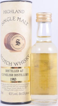 Clynelish 1983 15 Years Oak Cask No. 730 Miniature Highland Single Malt Scotch Whisky Signatory Vintage 43.0%