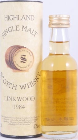 Linkwood 1984 11 Years Sherry Butt No. 5453 Miniature Highland Single Malt Scotch Whisky Signatory Vintage 43.0%