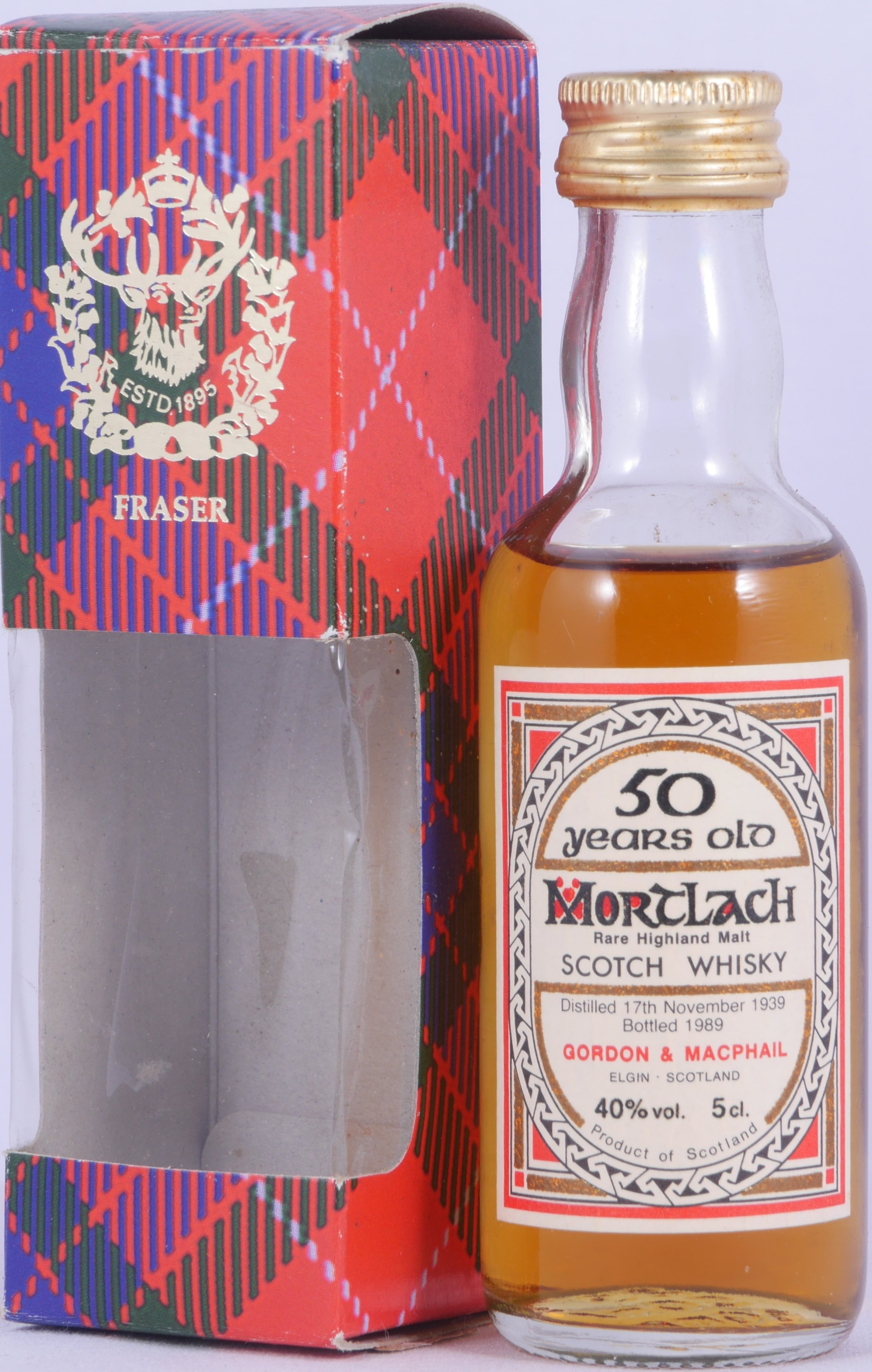 Buy Mortlach 1939 50 Years Miniature Rare Highland Single Malt