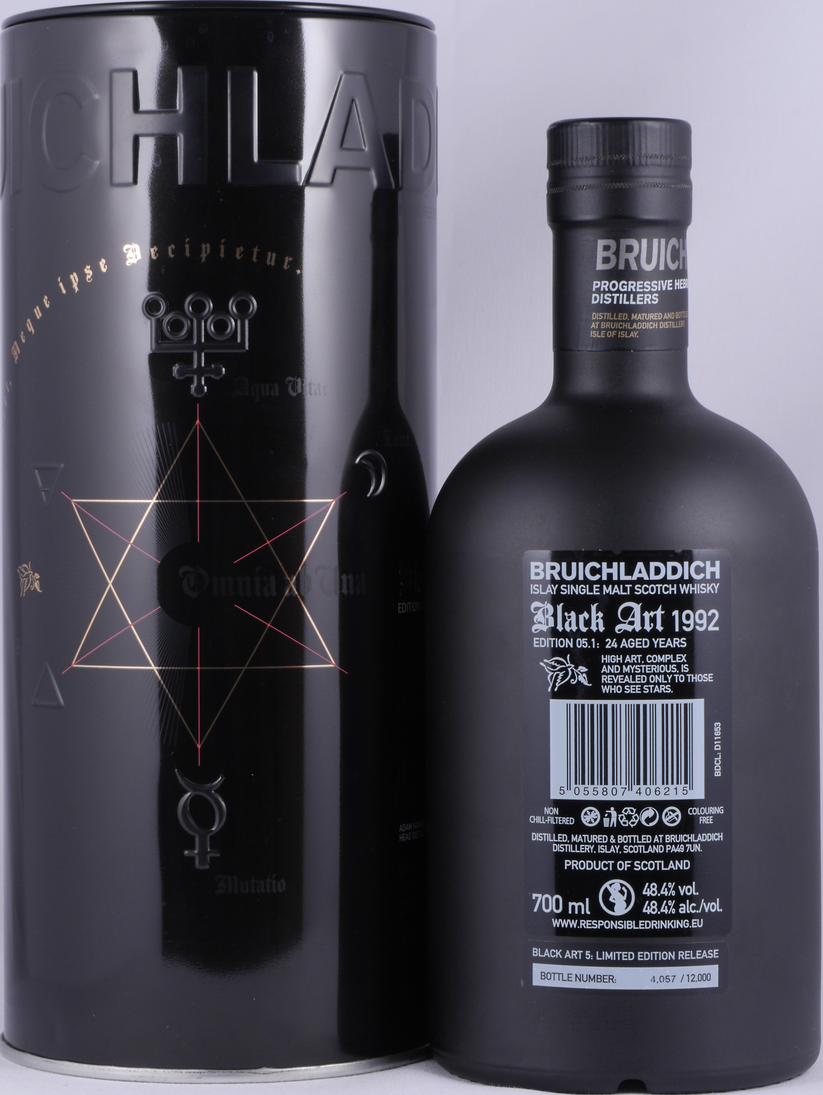 Buy Bruichladdich Black Art 05.1 1992 24 Years-old Limited Edition Release  2016 Islay Single Malt Scotch Whisky Cask Strength 48.4% ABV at AmCom  secure online