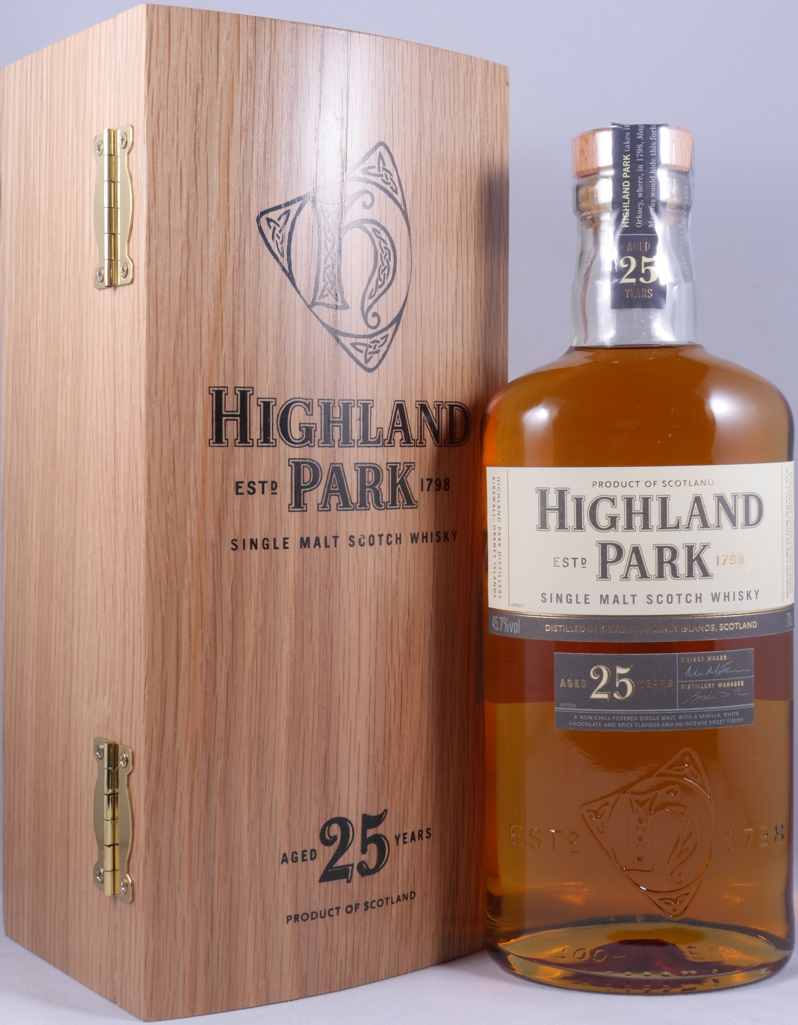 Buy Highland Park 25 Whisky Years-old ABV secure Single at Release 45.7% Orkney Islands Scotch online Malt AmCom 2012