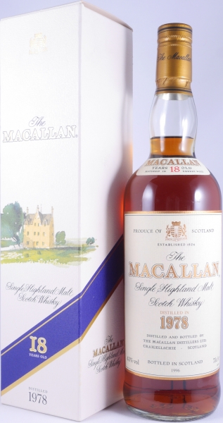 Macallan 1978 18 Years Sherry Wood Highland Single Malt Scotch Whisky 43,0%