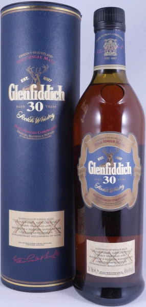 Glenfiddich 30 Years Release 2006 Speyside Pure Single Malt Scotch Whisky 40.0%