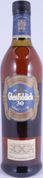 Glenfiddich 30 Years Release 2006 Speyside Pure Single Malt Scotch Whisky 40.0%