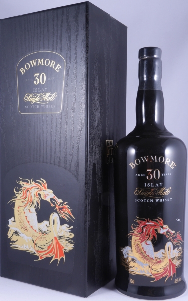 Buy Bowmore 30 Years-old Sea Dragon Black Ceramic Bottle Limited