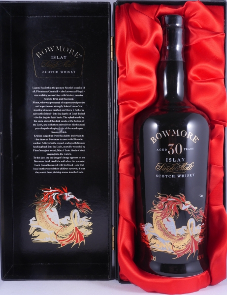 Buy Bowmore 30 Years-old Sea Dragon Black Ceramic Bottle Limited