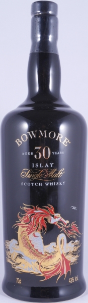 Bowmore 30 Years Sea Dragon Black Ceramic Bottle Limited Edition Islay Single Malt Scotch Whisky 43.0%