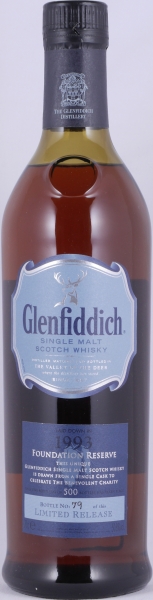 Glenfiddich 1993 17 Years Oak Cask No. 29670 Foundation Reserve Benevolent Charity Speyside Single Malt Scotch Whisky 50.8%