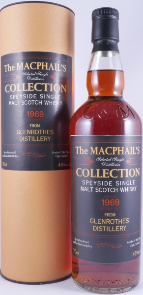 Glenrothes 1969 43 Years Gordon and MacPhail The MacPhails Collection Speyside Single Malt Scotch Whisky 43.0%