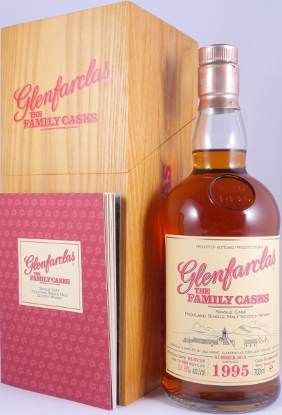 Glenfarclas 1995 23 Years The Family Casks First Fill Sherry Butt Cask No. 6649 Highland Single Malt Scotch Whisky 51,6%