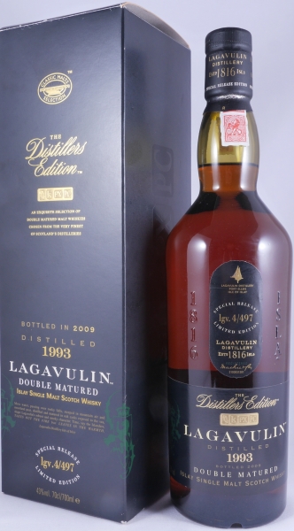 Lagavulin 1993 16 Years Distillers Edition 2009 Special Release lgv.4/497 Islay Single Malt Scotch Whisky 43.0%