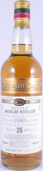 Macallan 1980 25 Years Rum Finished Cask DL 2270 Douglas Laing Old Malt Cask Highland Single Malt Scotch Whisky 50,0%